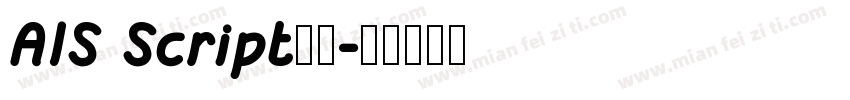 AIS Script字体字体转换
